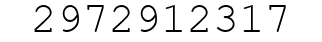 Number 2972912317.