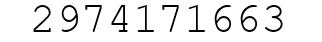 Number 2974171663.