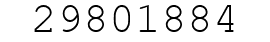 Number 29801884.