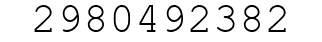 Number 2980492382.