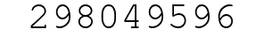 Number 298049596.