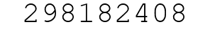 Number 298182408.