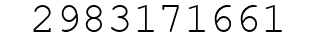 Number 2983171661.
