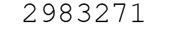 Number 2983271.