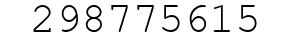 Number 298775615.