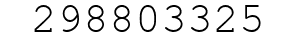 Number 298803325.
