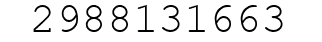 Number 2988131663.