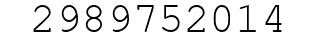 Number 2989752014.