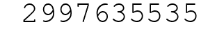 Number 2997635535.