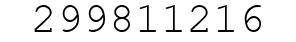 Number 299811216.