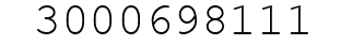 Number 3000698111.