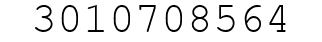 Number 3010708564.