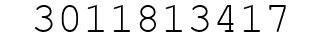 Number 3011813417.