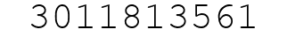 Number 3011813561.