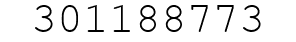 Number 301188773.