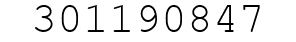 Number 301190847.