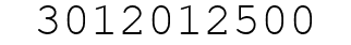 Number 3012012500.