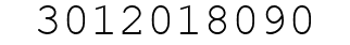Number 3012018090.