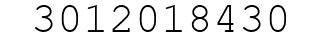 Number 3012018430.