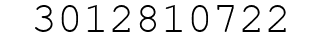 Number 3012810722.
