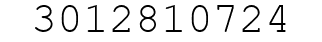 Number 3012810724.