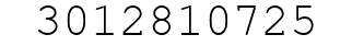 Number 3012810725.