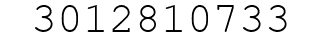 Number 3012810733.