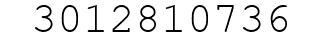 Number 3012810736.