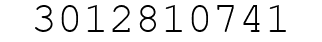 Number 3012810741.