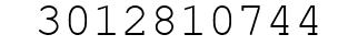 Number 3012810744.