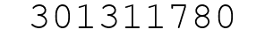 Number 301311780.