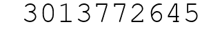 Number 3013772645.
