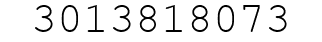 Number 3013818073.