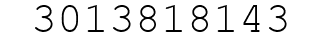 Number 3013818143.