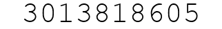 Number 3013818605.