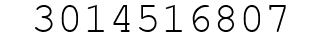 Number 3014516807.