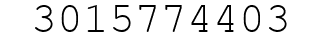 Number 3015774403.