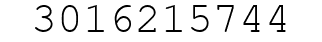 Number 3016215744.