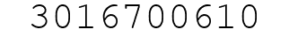 Number 3016700610.