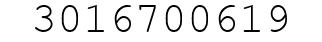 Number 3016700619.