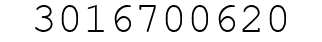 Number 3016700620.
