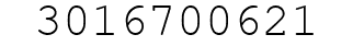 Number 3016700621.