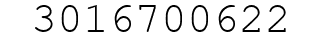 Number 3016700622.