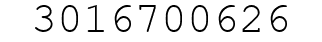 Number 3016700626.