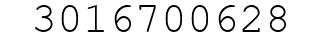 Number 3016700628.