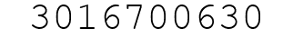 Number 3016700630.