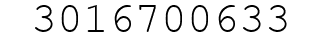 Number 3016700633.