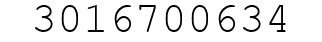 Number 3016700634.