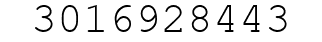 Number 3016928443.