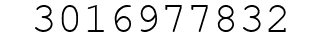 Number 3016977832.